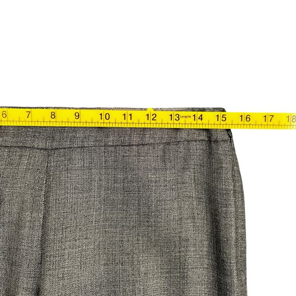J.Crew Gray Flat Front Wool Blend Lined Formal Classic Trousers Pants Size‎ 4 - Picture 8 of 10